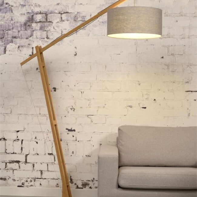 Vloerlamp Montblanc - Good&Mojo - Bamboe/linnen