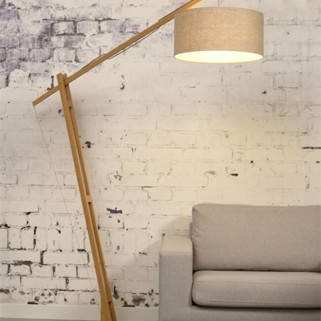 Floor lamp montblanc - Good&Mojo - Bamboo/linen