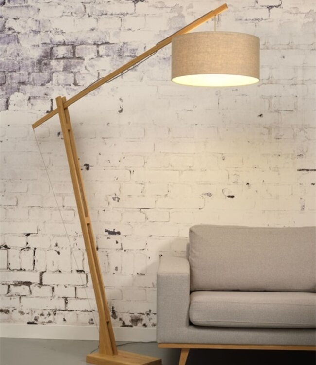 Floor lamp montblanc - Good&Mojo - Bamboo/linen