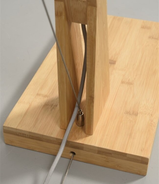 Floor lamp montblanc XL - Good&Mojo - Bamboo/linen