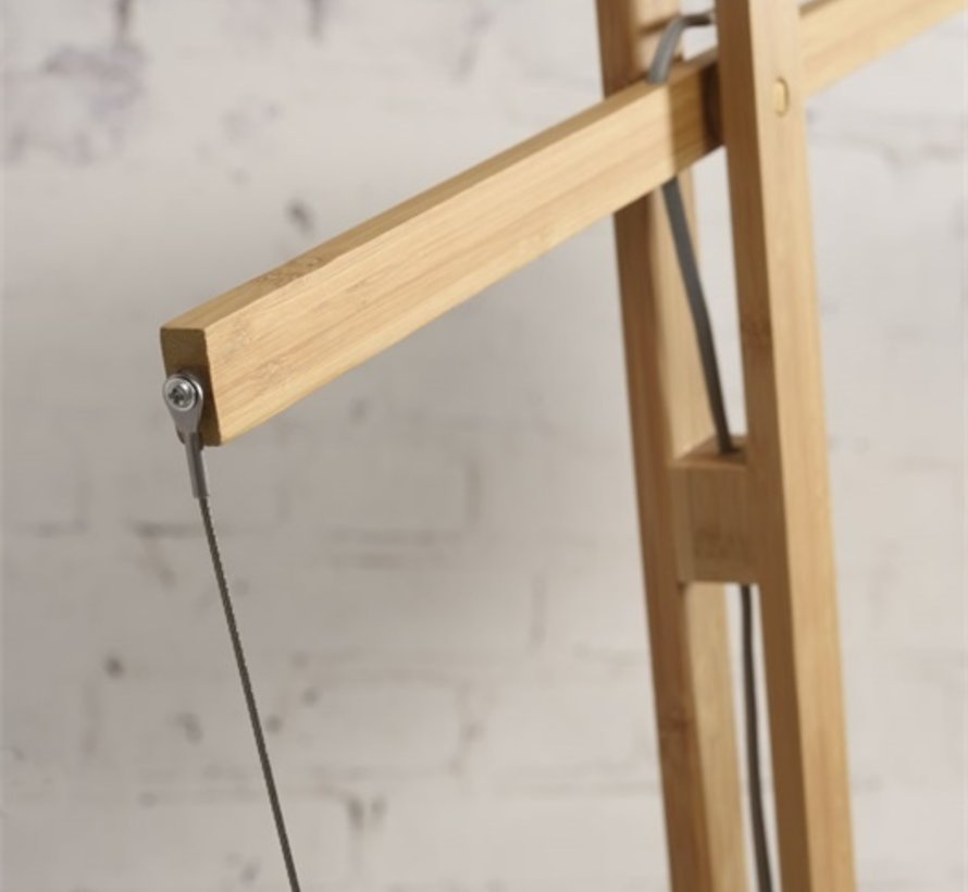 Floor lamp montblanc XL - Good&Mojo - Bamboo/linen