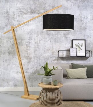 Good & Mojo Vloerlamp Montblanc XL - Good&Mojo - Bamboe/linnen