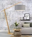 Floor lamp montblanc XL - Good&Mojo - Bamboo/linen