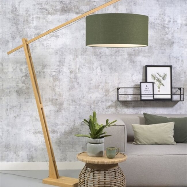 Floor lamp montblanc XL - Good&Mojo - Bamboo/linen