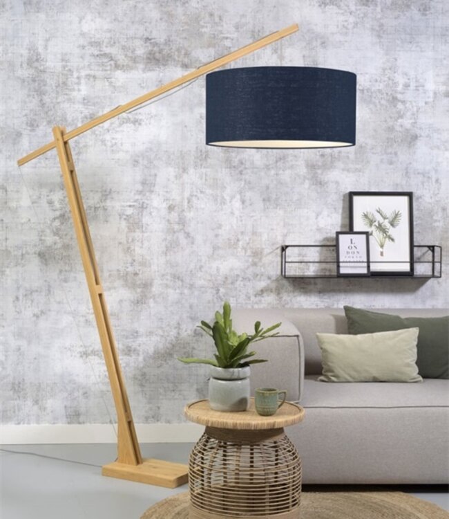 Floor lamp montblanc XL - Good&Mojo - Bamboo/linen