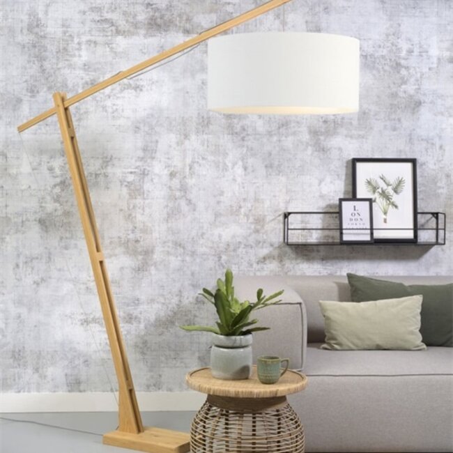 Floor lamp montblanc XL - Good&Mojo - Bamboo/linen