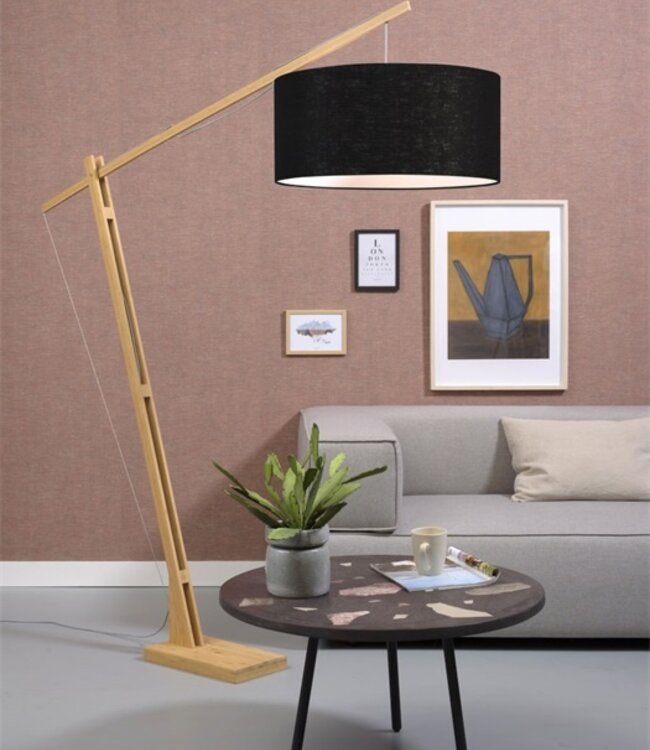 Vloerlamp Montblanc XL - Good&Mojo - Bamboe/linnen