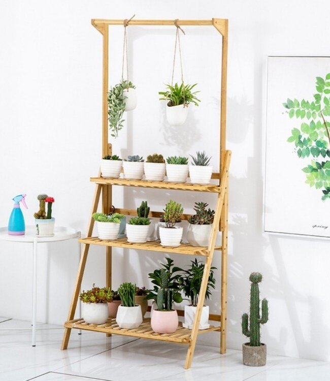 Elegante Bamboe Plantenrek