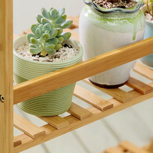 Elegante Bamboe Plantenrek