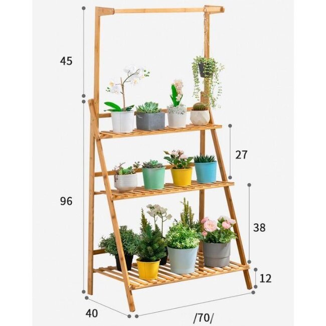 Elegante Bamboe Plantenrek