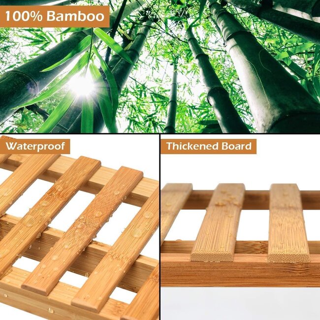 Elegante Bamboe Plantenrek