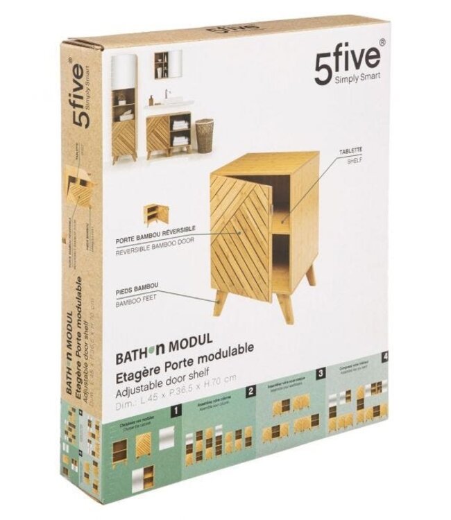 Badkamerkast met modulaire Deur - Five