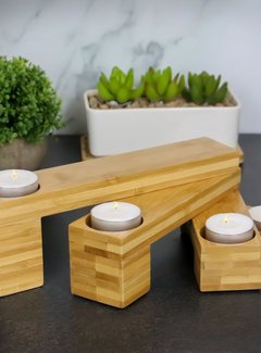 Maison & White Candleholder for 4 candles - Foldable