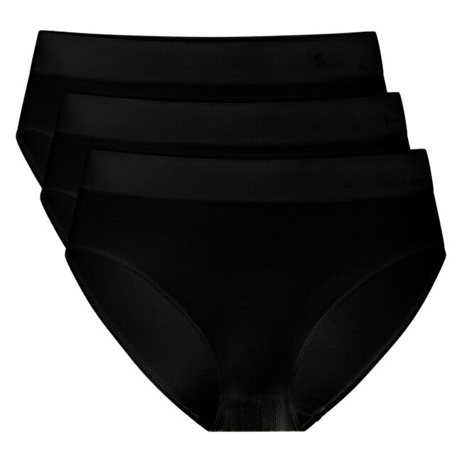 Seamless full briefs - Bele - 3-Pack - Black
