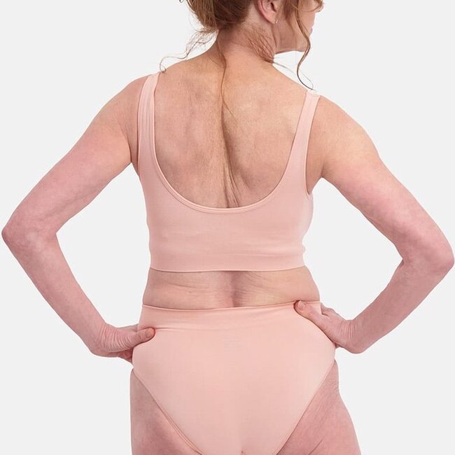 Bamboo basics briefs full seamless - 3-Pack - Bele  - Roze