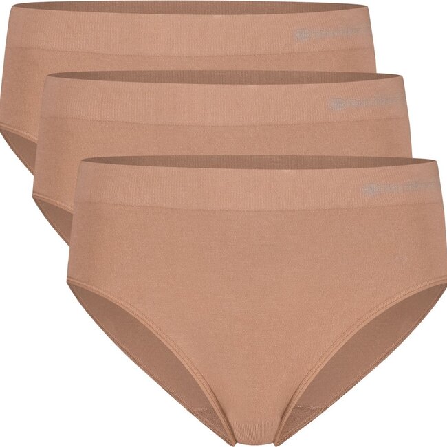 Seamless full briefs - Bele - 3-Pack - Tan