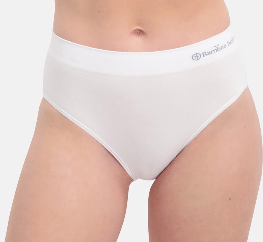 Seamless full briefs - Bele - 3-Pack - Pink - White