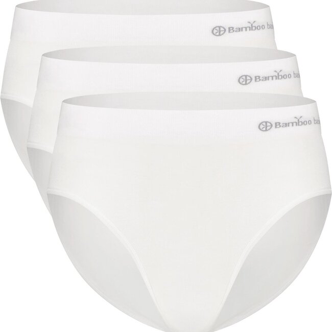 Seamless full briefs - Bele - 3-Pack - Pink - White