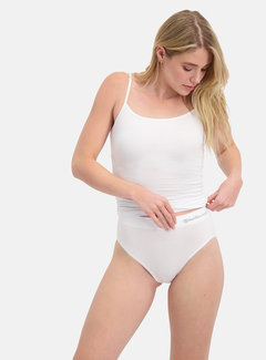 Bamboo Basics Slip complet sans couture - Bele - Lot de 3 - Blanche