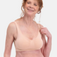 Bamboo basics - Vormgevende Crop Beha met Padding - Roze - Fleur