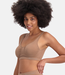 Bamboo basics - Shaping Crop Bra with Padding - Tan - Fleur