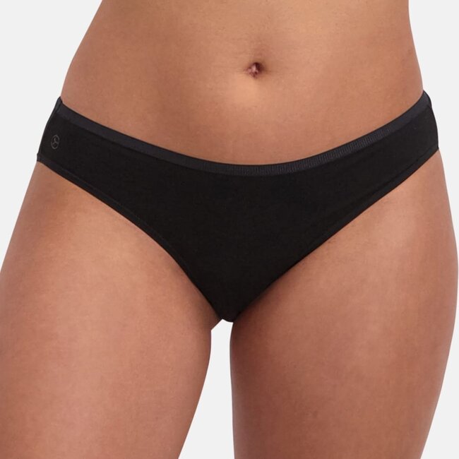 Waist Briefs - Julia - 3-Pack - Black - Bamboo Basic