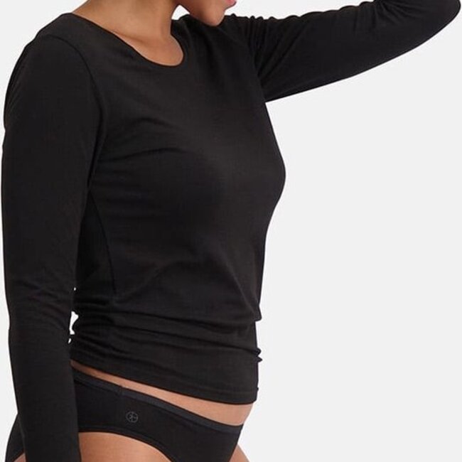 Waist Briefs - Julia - 3-Pack - Black - Bamboo Basic