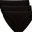 Taille Slips - Julia - 3-Pack - Zwart - Bamboo Basic