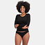 Waist Briefs - Julia - 3-Pack - Black - Bamboo Basic