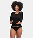 Waist Briefs - Julia - 3-Pack - Black - Bamboo Basic