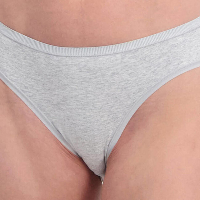 Waist Briefs - Julia - 3-Pack - Grey- Bamboo Basic