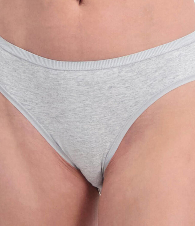 Waist Briefs - Julia - 3-Pack - Grey- Bamboo Basic