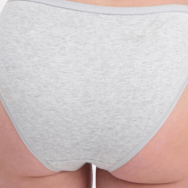 Waist Briefs - Julia - 3-Pack - Grey- Bamboo Basic