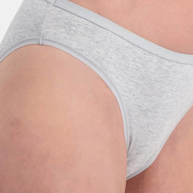 Waist Briefs - Julia - 3-Pack - Grey- Bamboo Basic