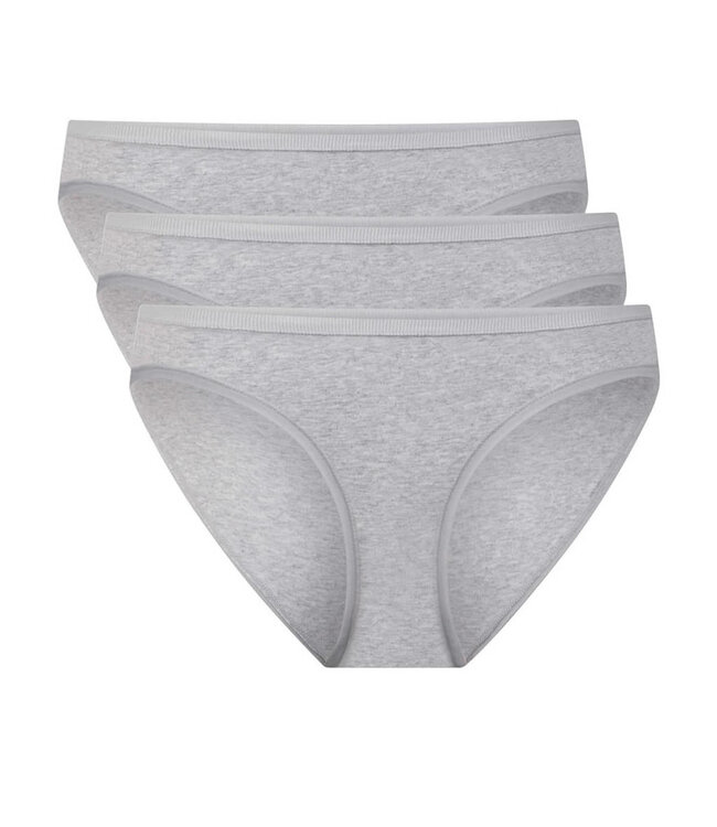 Taille Slips - Julia - 3-Pack - Grijs- Bamboo Basic