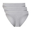 Waist Briefs - Julia - 3-Pack - Grey- Bamboo Basic