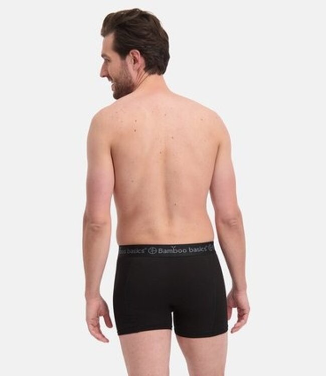 Bamboo Basics Boxershorts Rico – Black - (3-Pack)