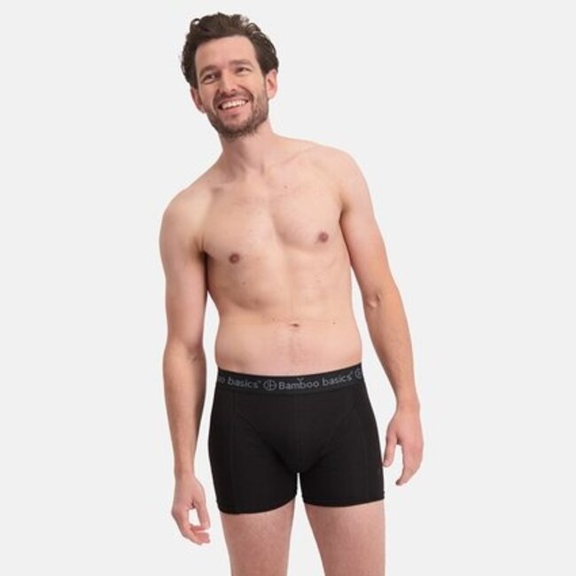 Bamboo Basics Boxershorts Rico – Black - (3-Pack)