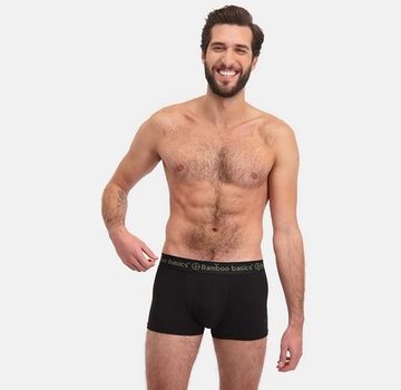 Bamboo Basics Boxer Rico - Lot de 3 pièces - Noir