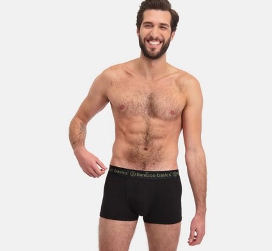 Bamboo Basics Boxershorts Rico – Black - (3-Pack)