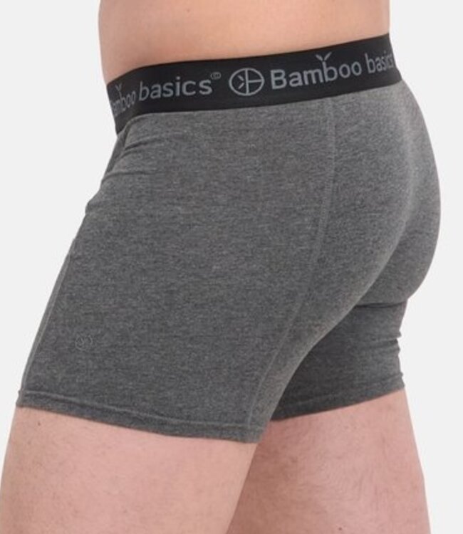 Bamboo Basics Boxershorts Rico – Gray White Black - (3-Pack)
