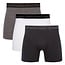 Bamboo Basics Boxershorts Rico - Grau Weiß Schwarz - (3er-Pack)