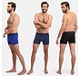 Bamboo Basics Boxershorts Rico –  Zwart Blauw Marine  - (3-Pack)