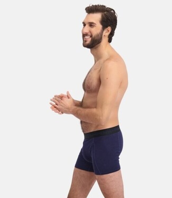 Bamboo Basics Boxershorts Rico – Navy Blue - (3-Pack)