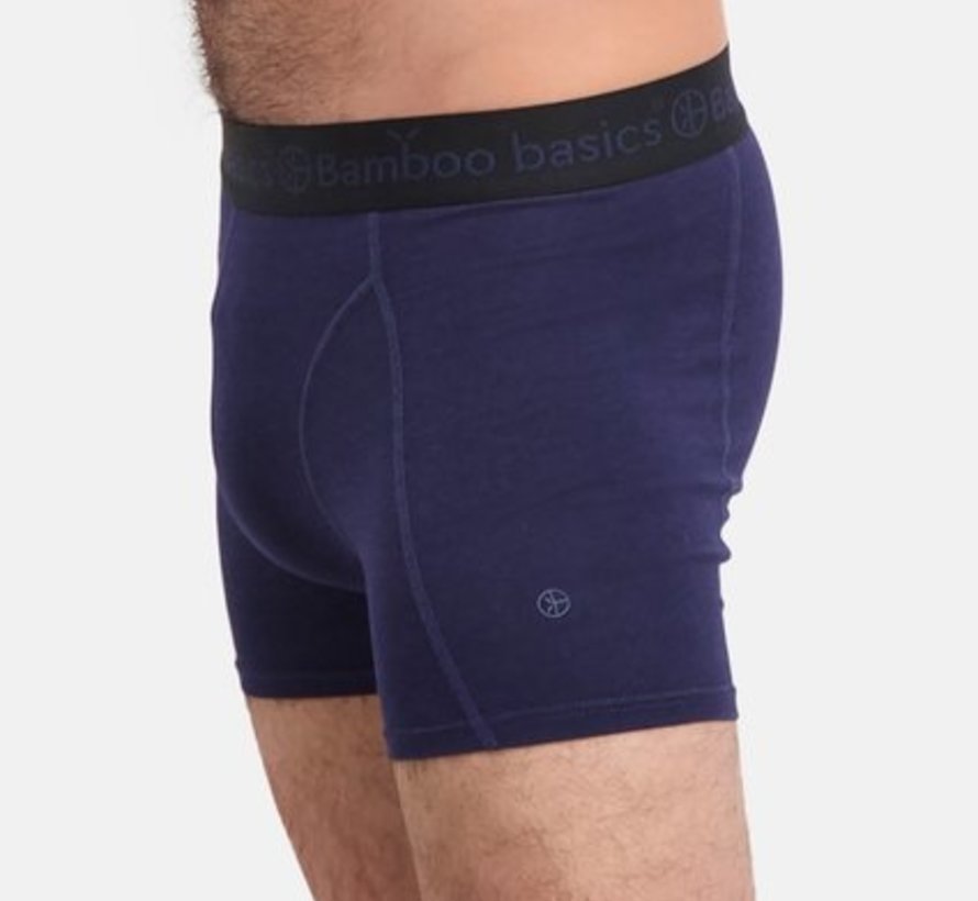 Bamboo Basics Boxershorts Rico - Bleu marine - (Lot de 3)