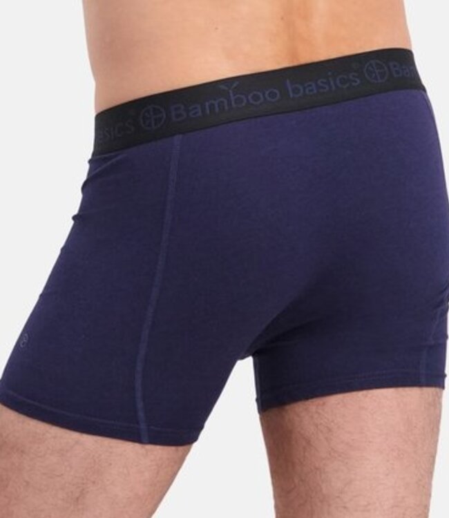 Bamboo Basics Boxershorts Rico – Navy Blue - (3-Pack)