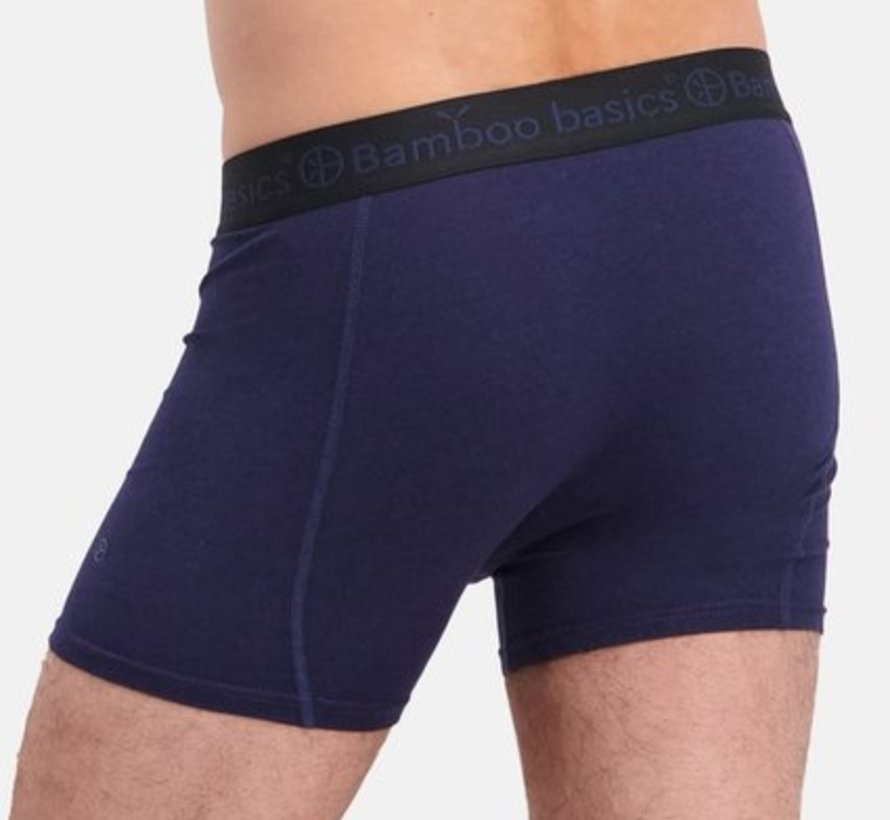 Bamboo Basics Boxershorts Rico – Navy Blue - (3-Pack)