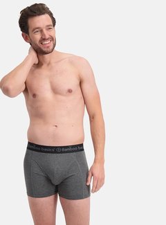 Bamboo Basics Boxershorts Rico - Set van 3 stuks - Grijs