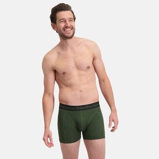 Bamboo Basics Boxershorts Rico - Set van 3 stuks - Legergroen