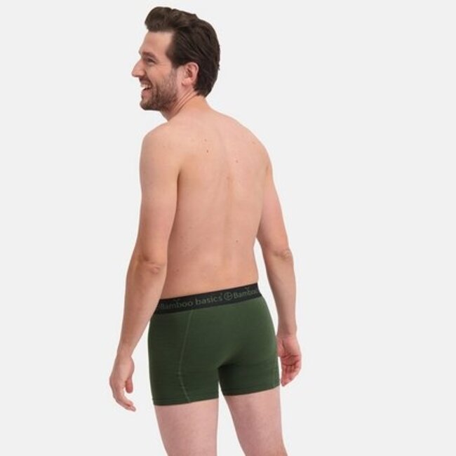 Bamboo Basics Boxershorts Rico – legergroen - (3-Pack)